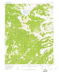Panguitch Lake 1958 topographic map thumbnail