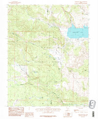 Panguitch Lake 1985 topographic map thumbnail