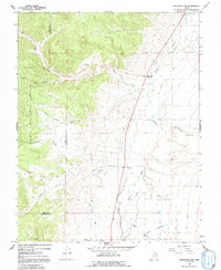 Panguitch NW 1966 topographic map thumbnail
