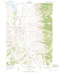 Paradise 1955 topographic map thumbnail