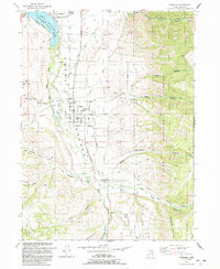 Paradise 1991 topographic map thumbnail