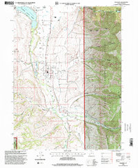 Paradise 1998 topographic map thumbnail