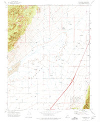 Paragonah 1971 topographic map thumbnail