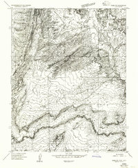 Paria SW 1954 topographic map thumbnail