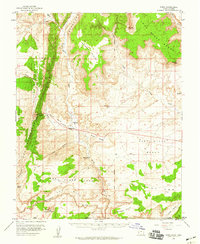 Paria 1954 topographic map preview