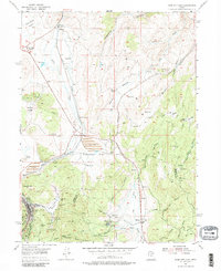 Park City East 1955 topographic map thumbnail