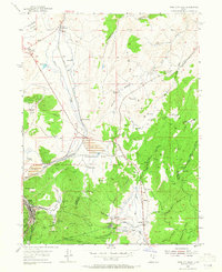 Park City East 1955 topographic map thumbnail