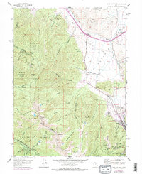 Park City West 1955 topographic map thumbnail