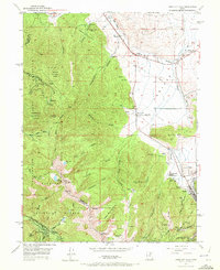 Park City West 1955 topographic map thumbnail
