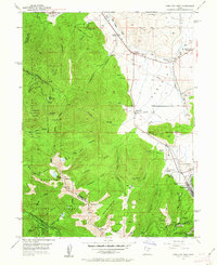Park City West 1955 topographic map thumbnail