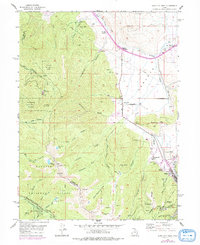 Park City West 1955 topographic map thumbnail