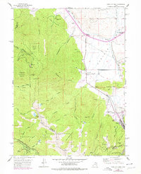 Park City West 1955 topographic map thumbnail