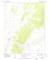 Parowan Gap 1971 topographic map thumbnail