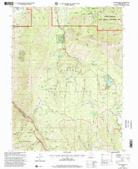 Payson Lakes 1998 topographic map thumbnail