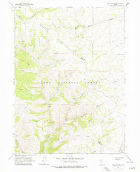 Peck Canyon 1968 topographic map thumbnail