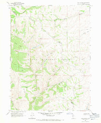 Peck Canyon 1968 topographic map thumbnail