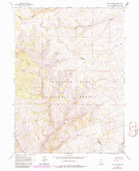 Peck Canyon 1968 topographic map thumbnail