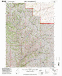 Peck Canyon 1998 topographic map thumbnail