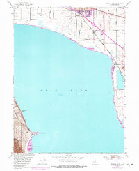 Pelican Point 1950 topographic map thumbnail