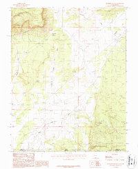 Petrified Hollow 1987 topographic map thumbnail