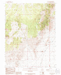 Picacho Peak 1989 topographic map thumbnail