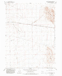 Pigeon Mountain 1991 topographic map thumbnail