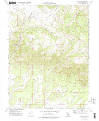 Pine Canyon 1972 topographic map preview