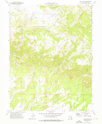 Pine Canyon 1972 topographic map thumbnail