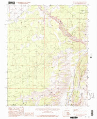 Pine Hollow Canyon 1987 topographic map thumbnail