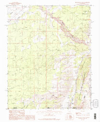 Pine Hollow Canyon 1987 topographic map thumbnail