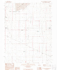 Pine Valley Hardpan South 1989 topographic map thumbnail