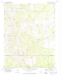 Pinto Spring 1971 topographic map thumbnail