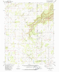 Piute Knoll 1985 topographic map thumbnail