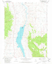 Piute Reservoir 1981 topographic map thumbnail