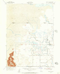 Plain City SW 1955 topographic map thumbnail