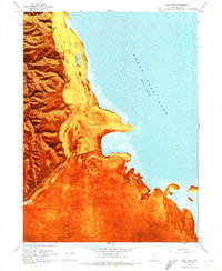 Plug Peak 1968 topographic map preview