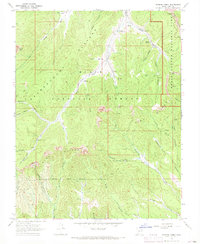 Podunk Creek 1966 topographic map thumbnail