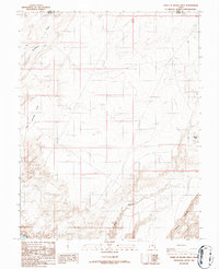 Point of Rocks West 1986 topographic map thumbnail