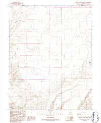 Point of Rocks West 1986 topographic map thumbnail