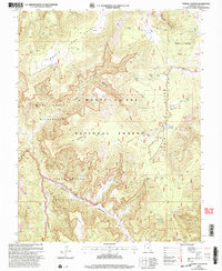 Poison Canyon 2001 topographic map thumbnail