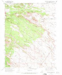 Poison Spring Bench 1969 topographic map thumbnail