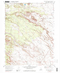 Poison Spring Bench 1969 topographic map thumbnail