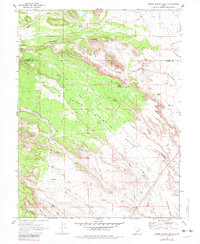 Poison Spring Bench 1969 topographic map thumbnail
