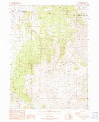 Pole Creek 1990 topographic map thumbnail