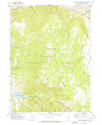 Porcupine Reservoir 1969 topographic map thumbnail
