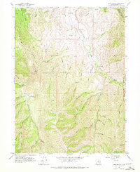 Porterville 1961 topographic map thumbnail