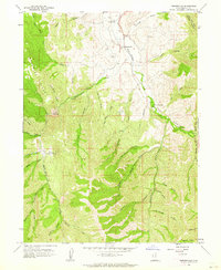 Porterville 1961 topographic map thumbnail