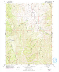 Porterville 1961 topographic map thumbnail