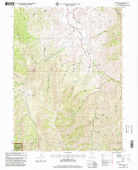 Porterville 1998 topographic map thumbnail