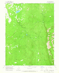 Posy Lake 1964 topographic map thumbnail